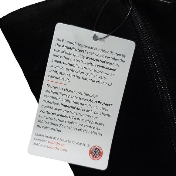 Blondo Pakita Tall Boots Black Suede Waterproof - Picture 10 of 16